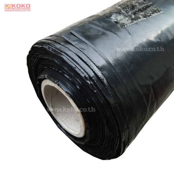 พลาสติกชีท PE ดำ-ขาว 80MC | กว้าง 4 หลา (1ม้วน)